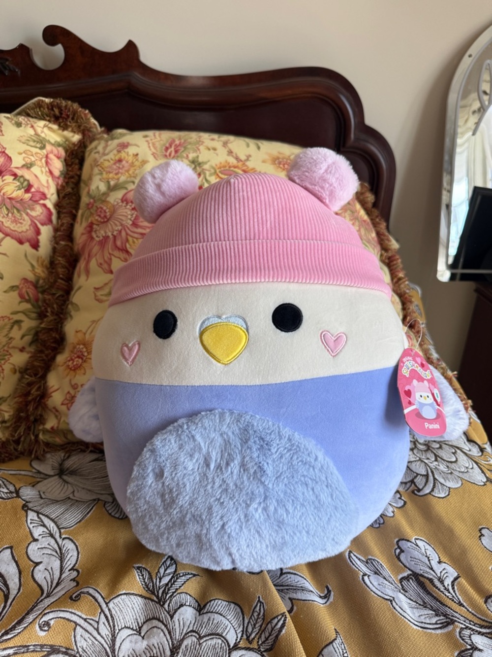 Squishmallows Light Blue Plush with Branded Tag Original Panini new with tags